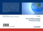 Cover von How to define Corporate Social Responsibility