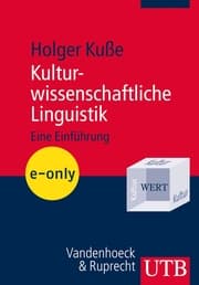 Cover von Kulturwissenschaftliche Linguistik