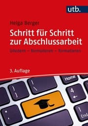 Cover von Schritt für Schritt zur Abschlussarbeit