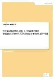 Cover von Möglichkeiten und Grenzen eines internationalen Marketing mit dem Internet