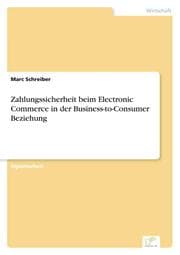 Cover von Zahlungssicherheit beim Electronic Commerce in der Business-to-Consumer Beziehung