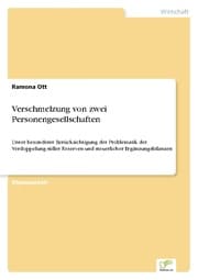 Cover von Verschmelzung von zwei Personengesellschaften