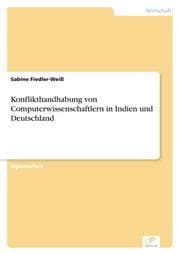 Cover von Konflikthandhabung von Computerwissenschaftlern in Indien und Deutschland
