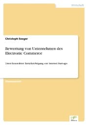 Cover von Bewertung von Unternehmen des Electronic Commerce