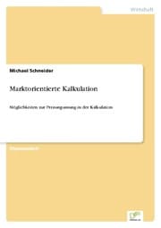 Cover von Marktorientierte Kalkulation