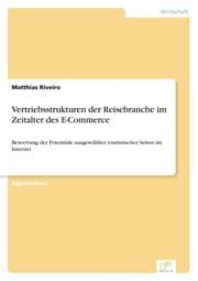 Cover von Vertriebsstrukturen der Reisebranche im Zeitalter des E-Commerce