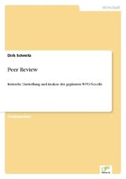 Cover von Peer Review