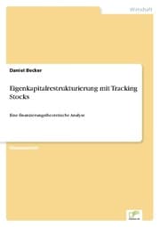 Cover von Eigenkapitalrestrukturierung mit Tracking Stocks