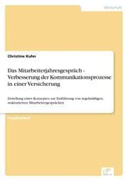 Cover von Das Mitarbeiterjahresgespräch - Verbesserung der Kommunikationsprozesse in einer Versicherung