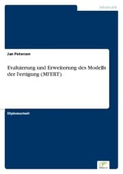 Cover von Evaluierung und Erweiterung des Modells der Fertigung (MFERT)