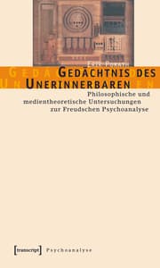 Cover von Gedächtnis des Unerinnerbaren