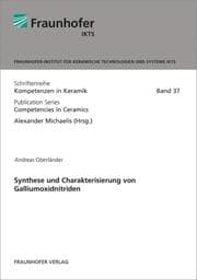 Cover von Synthese und Charakterisierung von Galliumoxidnitriden.