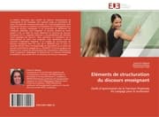 Cover von Elements de structuration du discours enseignant