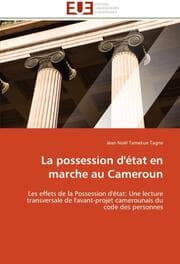 Cover von La possession d'etat en marche au Cameroun