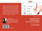 Cover von Manipulation de l'antipluralite en information incomplete