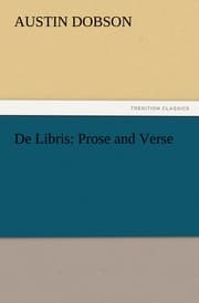 Cover von De Libris: Prose and Verse