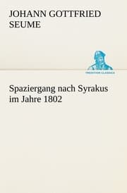 Cover von Spaziergang nach Syrakus im Jahre 1802