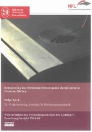 Cover von Reduzierung des Strömungswiderstandes durch partielle Gleitoberflächen