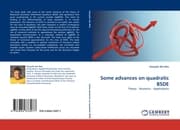 Cover von Some advances on quadratic BSDE