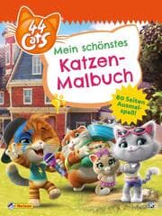 Cover von 44 Cats: Mein schönstes Katzen-Malbuch