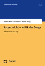 Cover von Sorget nicht - Kritik der Sorge