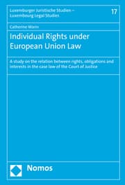 Cover von Individual Rights under European Union Law