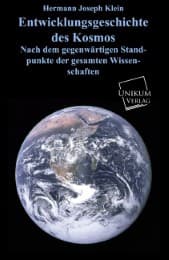 Cover von Entwicklungsgeschichte des Kosmos