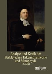 Cover von Analyse und Kritik der Berkleyschen Erkenntnistheorie und Metaphysik