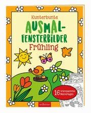 Cover von Kunterbunte Ausmal-Fensterbilder - Frühling