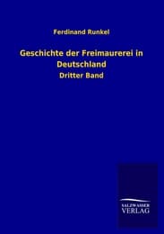 Cover von Geschichte der Freimaurerei in Deutschland