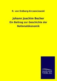 Cover von Johann Joachim Becher