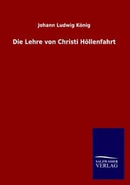 Cover von Die Lehre von Christi Höllenfahrt