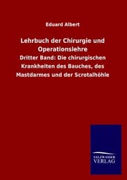 Cover von Lehrbuch der Chirurgie und Operationslehre
