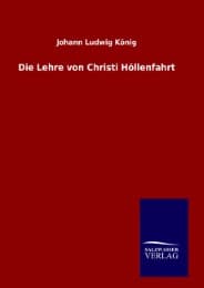 Cover von Die Lehre von Christi Höllenfahrt