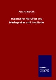 Cover von Malaiische Märchen aus Madagaskar und Insulinde
