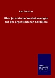 Cover von Über Jurassische Versteinerungen aus der argentinischen Cordillere