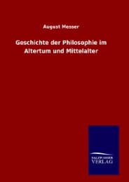 Cover von Geschichte der Philosophie im Altertum und Mittelalter