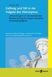 Cover von Gattung und Stil in der Vulgata des Hieronymus