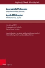 Cover von Angewandte Philosophie. Eine internationale Zeitschrift / Applied Philosophy. An International Journal