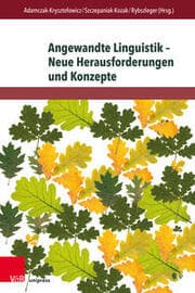 Cover von Angewandte Linguistik - Neue Herausforderungen und Konzepte