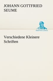 Cover von Verschiedene Kleinere Schriften