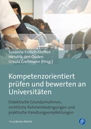 Cover von Kompetenzorientiert prüfen und bewerten an Universitäten
