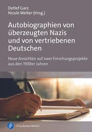 Cover von Autobiographien von überzeugten Nazis und von vertriebenen Deutschen