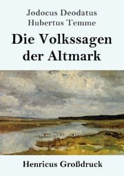 Cover von Die Volkssagen der Altmark (Großdruck)