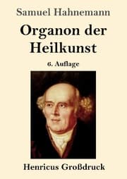 Cover von Organon der Heilkunst (Großdruck)