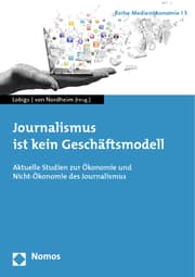 Cover von Journalismus ist kein Geschäftsmodell