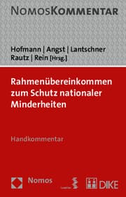 Cover von Rahmenübereinkommen zum Schutz nationaler Minderheiten