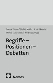 Cover von Begriffe - Positionen - Debatten