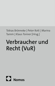 Cover von Verbraucher und Recht (VuR)
