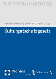 Cover von Kulturgutschutzgesetz